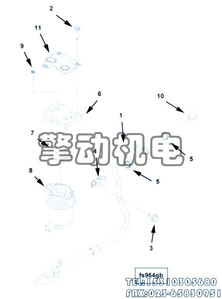 康明斯異徑管襯套 S964